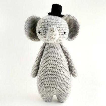 Elephant Crochet Amigurumi Pattern