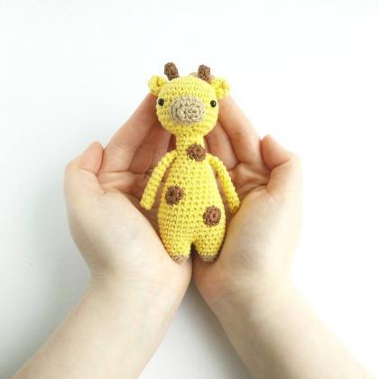 Mini Giraffe Crochet Amigurumi Patt..