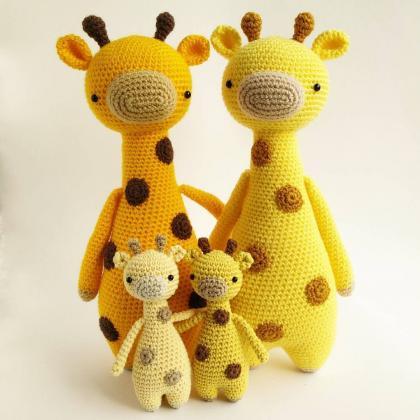 Mini Giraffe Crochet Amigurumi Patt..