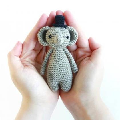 Mini Elephant Crochet Amigurumi Pat..