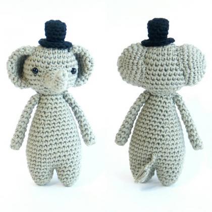 Mini Elephant Crochet Amigurumi Pat..