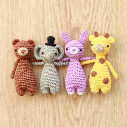 Mini Elephant Crochet Amigurumi Pat..