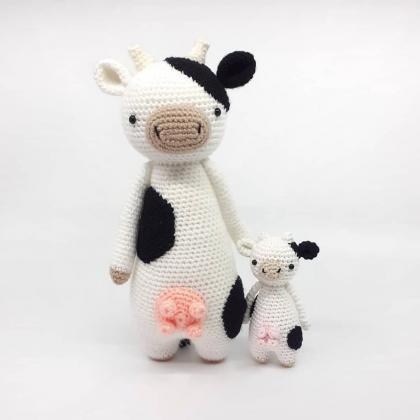 Mini Cow Crochet Amigurumi Pattern