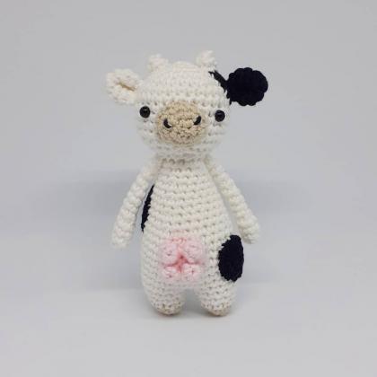 Mini Cow Crochet Amigurumi Pattern
