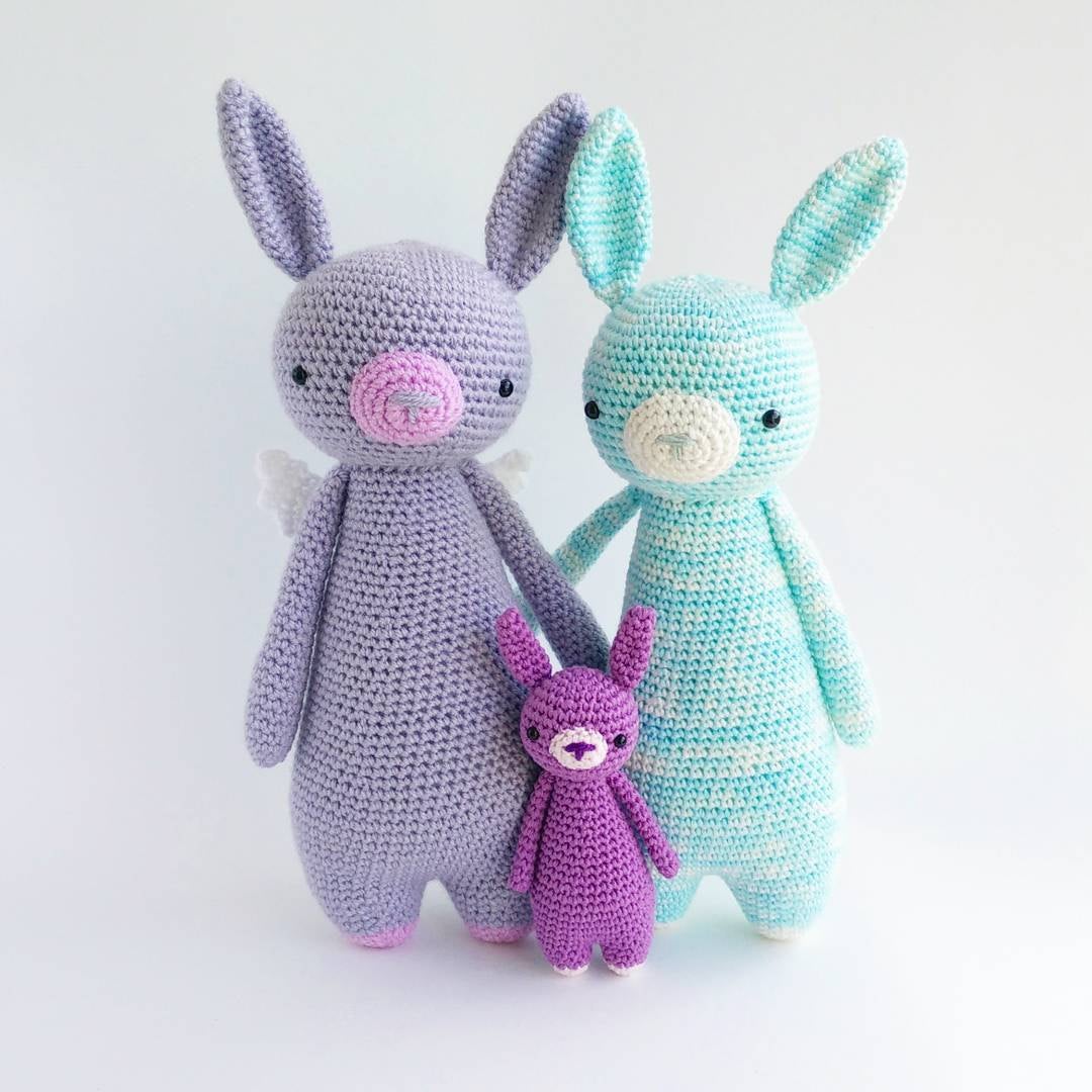 Mini Rabbit Crochet Amigurumi Pattern on Luulla