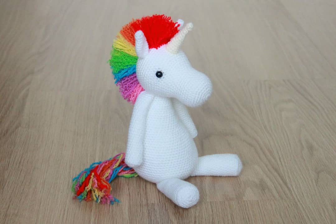 Rainbow Unicorn Crochet Amigurumi Pattern On Luulla